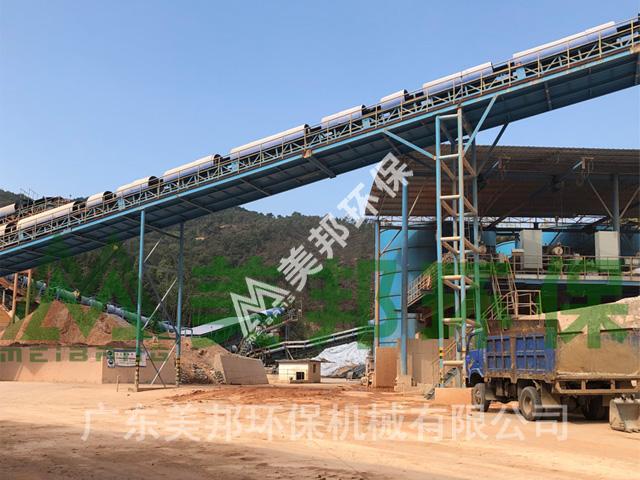 海南某砂場洗砂泥漿脫水案例