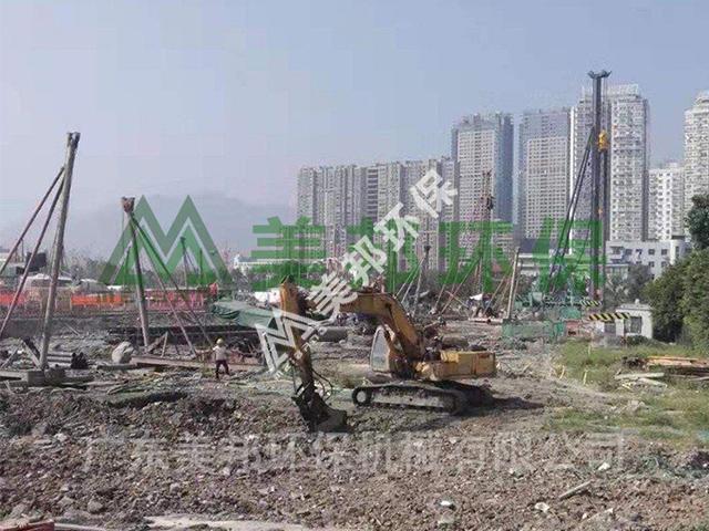 湖南某工地打樁泥漿處理案例