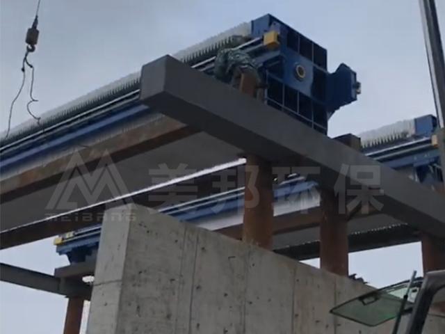 安徽建筑打樁泥漿脫水現(xiàn)場視頻