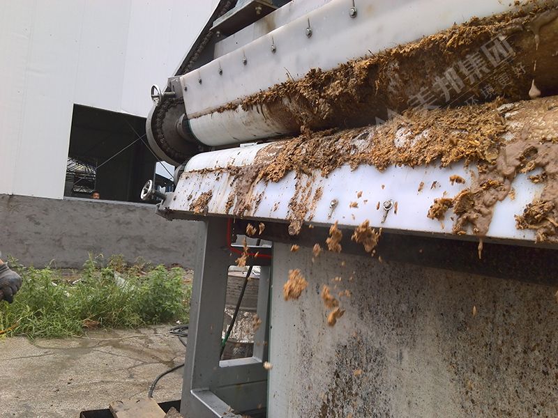 帶式壓榨機處理中藥渣脫水