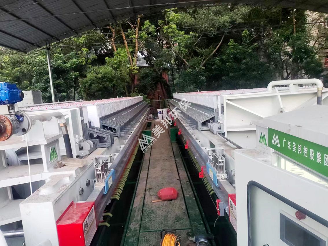 美邦板框壓濾機處理盾構渣土泥漿