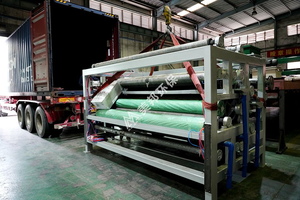 美邦帶式壓濾機出口馬來西亞洗砂污水處理項目 美邦帶式壓濾機出口馬來西亞洗砂污水處理項目